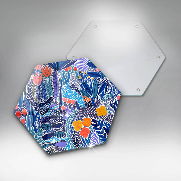 Protection plaque induction Prairie peinte