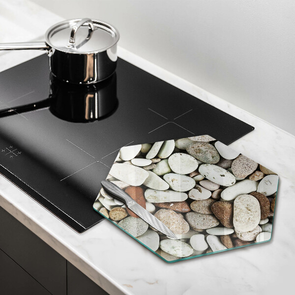 Cache plaque de cuisson Fond de petites pierres