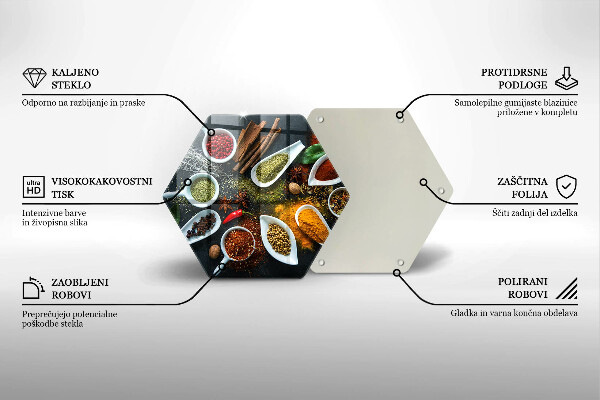 Cache plaque de cuisson Épices de cuisine