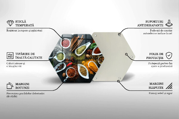 Cache plaque de cuisson Épices de cuisine