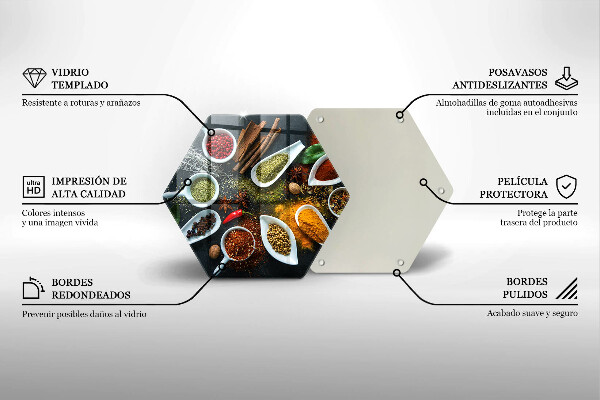 Cache plaque de cuisson Épices de cuisine