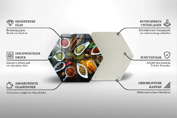 Cache plaque de cuisson Épices de cuisine