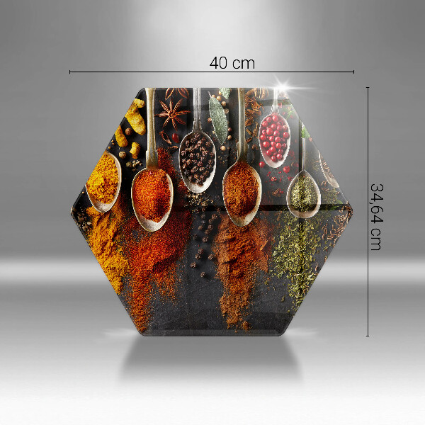 Cache plaque de cuisson Cuillères aux épices