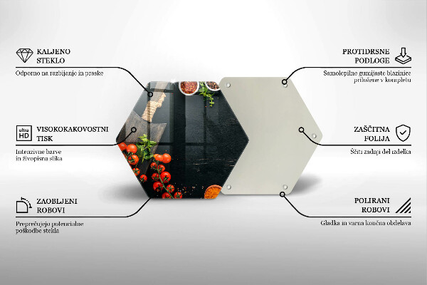 Cache plaque de cuisson tomates cerises