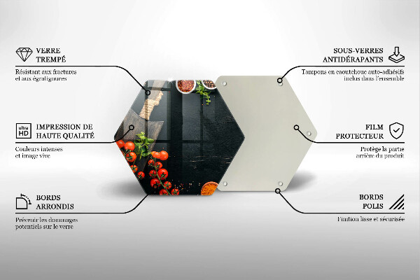 Cache plaque de cuisson tomates cerises