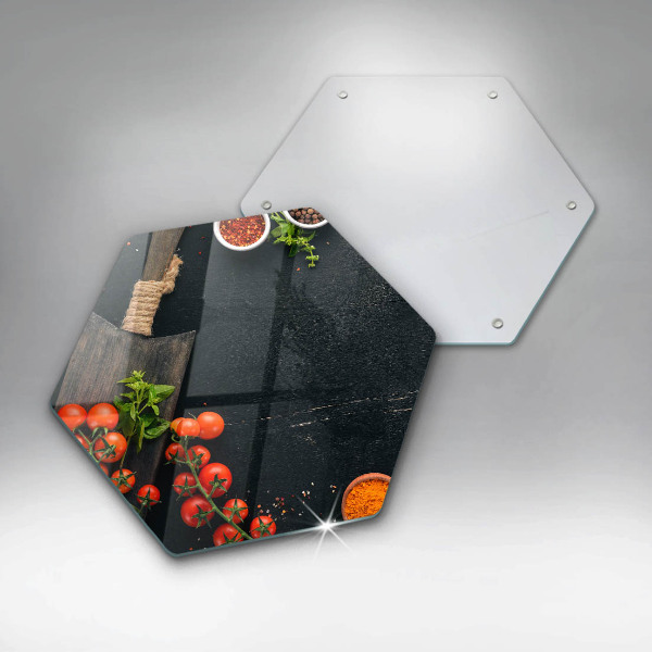Cache plaque de cuisson tomates cerises