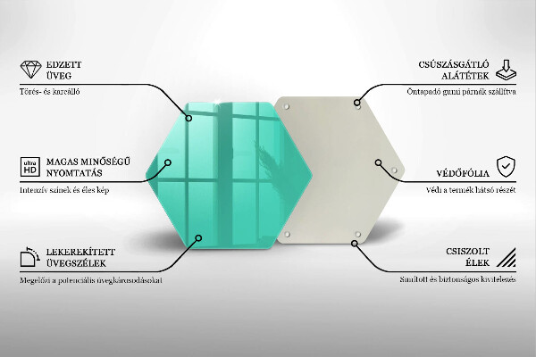 Protège plaque de cuisson Couleur verte