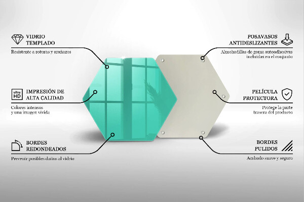 Protège plaque de cuisson Couleur verte