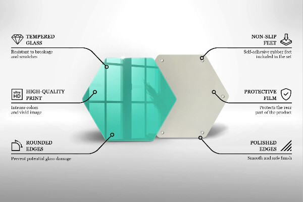 Protège plaque de cuisson Couleur verte