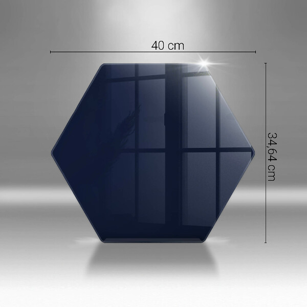 Protège plaque de cuisson bleu marine