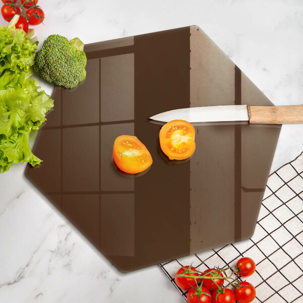 Protège plaque de cuisson marron