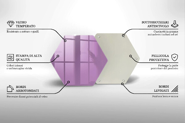 Protège plaque de cuisson Couleur violette