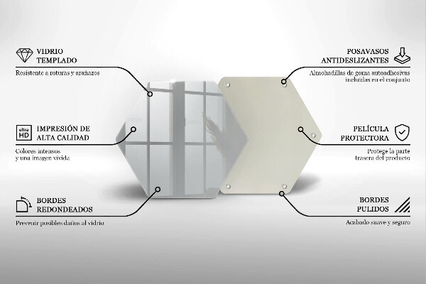 Protège plaque de cuisson Couleur grise