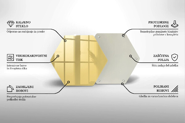 Protège plaque de cuisson Jaune