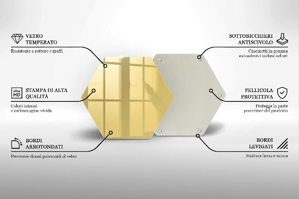 Protège plaque de cuisson Jaune
