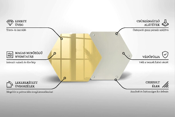 Protège plaque de cuisson Jaune
