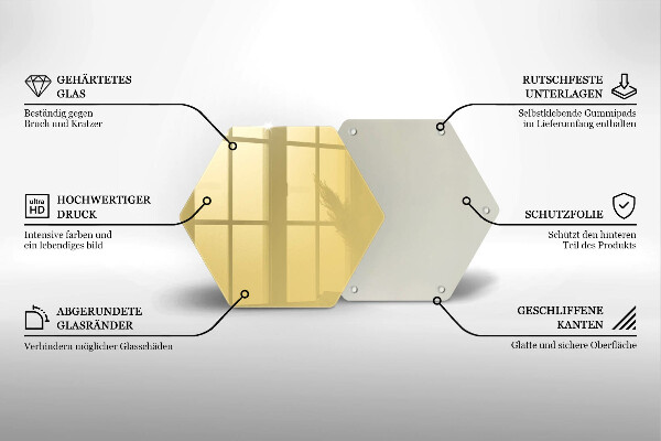 Protège plaque de cuisson Jaune
