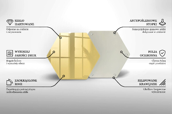 Protège plaque de cuisson Jaune