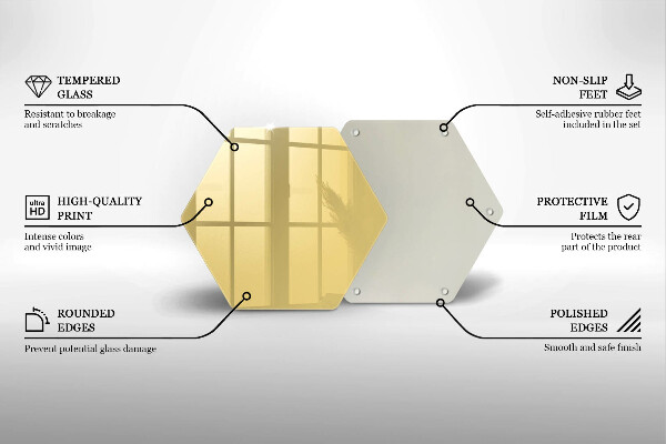 Protège plaque de cuisson Jaune