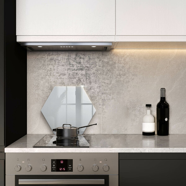 Protège plaque de cuisson couleur blanche