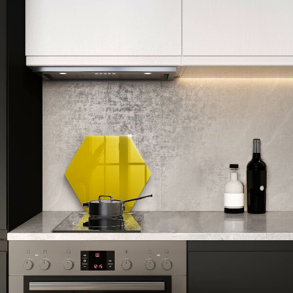 Protège plaque de cuisson Jaune