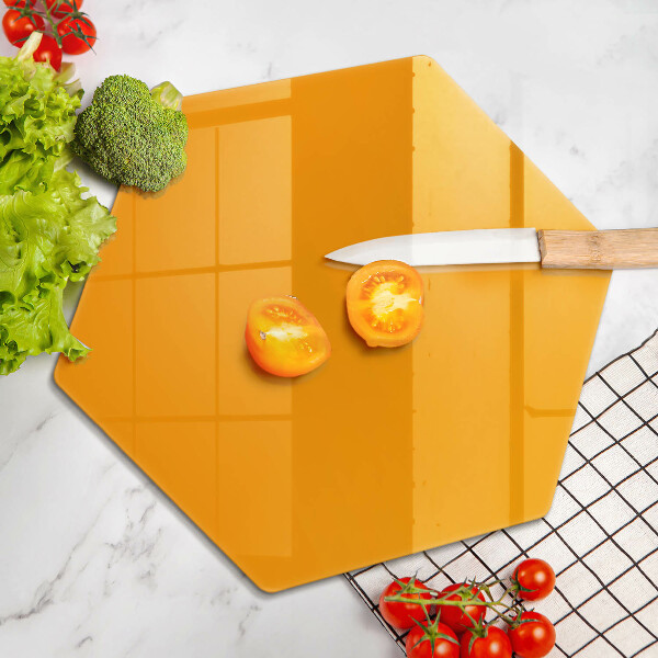 Protège plaque de cuisson Couleur jaune foncé