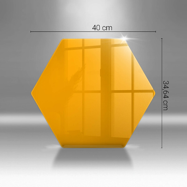 Protège plaque de cuisson Couleur jaune foncé