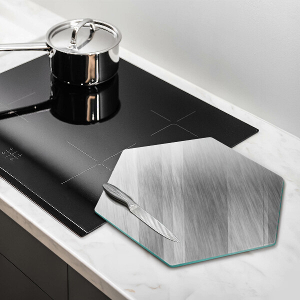 Cache plaque de cuisson Fond de texture métallique