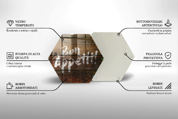 Cache plaque de cuisson Panneaux d'inscription Bon Appetit