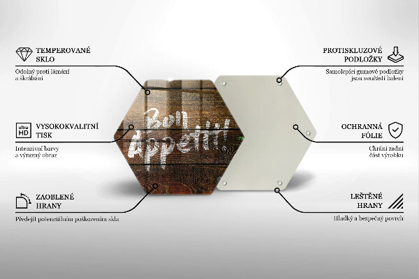 Cache plaque de cuisson Panneaux d'inscription Bon Appetit