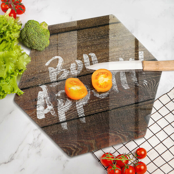 Cache plaque de cuisson Panneaux d'inscription Bon Appetit