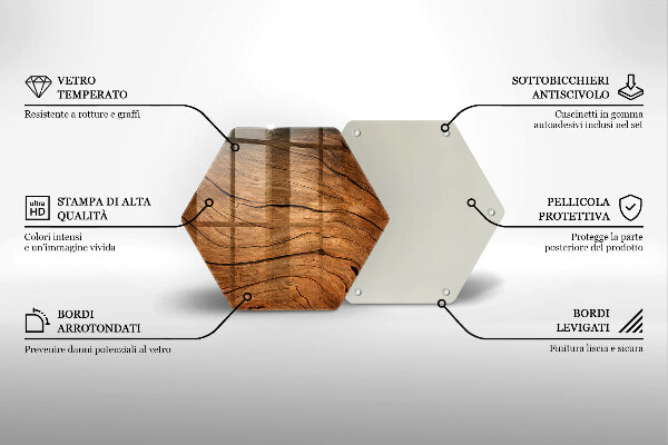 Cache plaque de cuisson Texture de planche de bois
