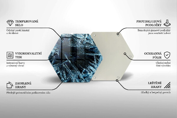 Cache plaque de cuisson Structure de glace piquante