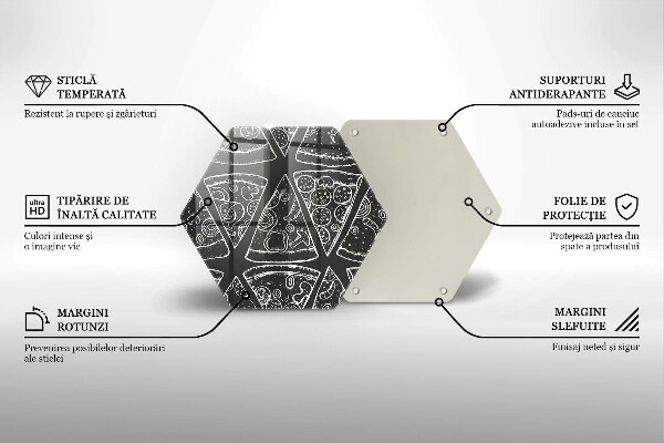 Cache plaque de cuisson Illustration de pizza