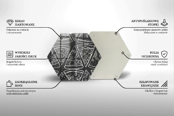 Cache plaque de cuisson Illustration de pizza