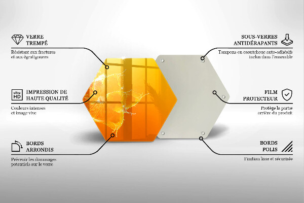 Cache plaque de cuisson Fruit orange juteux