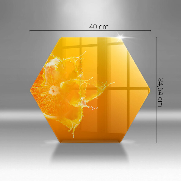 Cache plaque de cuisson Fruit orange juteux