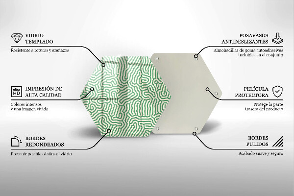 Cache plaque de cuisson Lignes abstraites