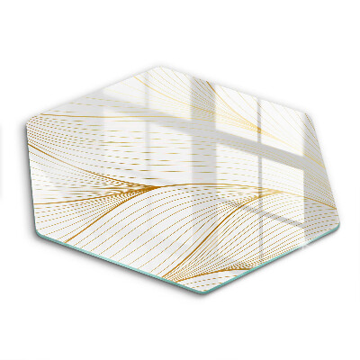 Cache plaque de cuisson Modèle de lignes modernes