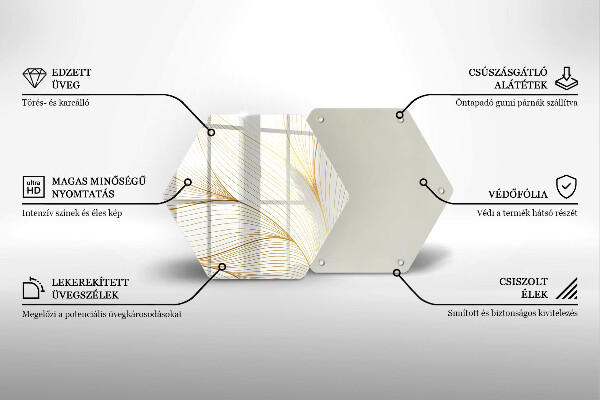 Cache plaque de cuisson Modèle de lignes modernes