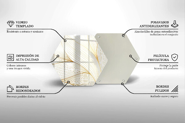 Cache plaque de cuisson Modèle de lignes modernes