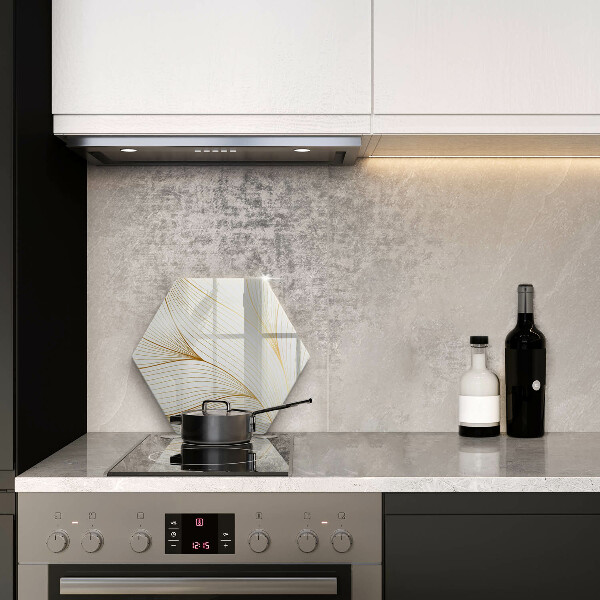 Cache plaque de cuisson Modèle de lignes modernes