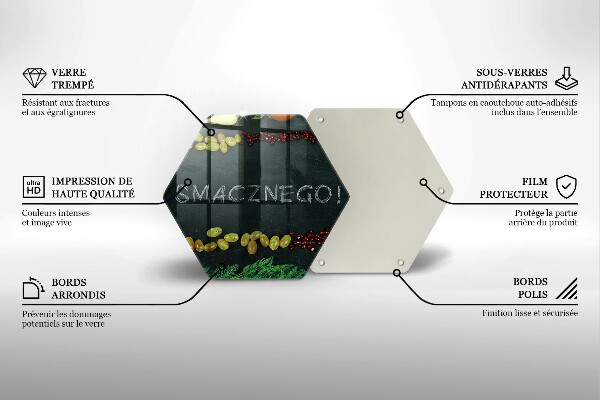 Cache plaque de cuisson Inscription Bon appétit !