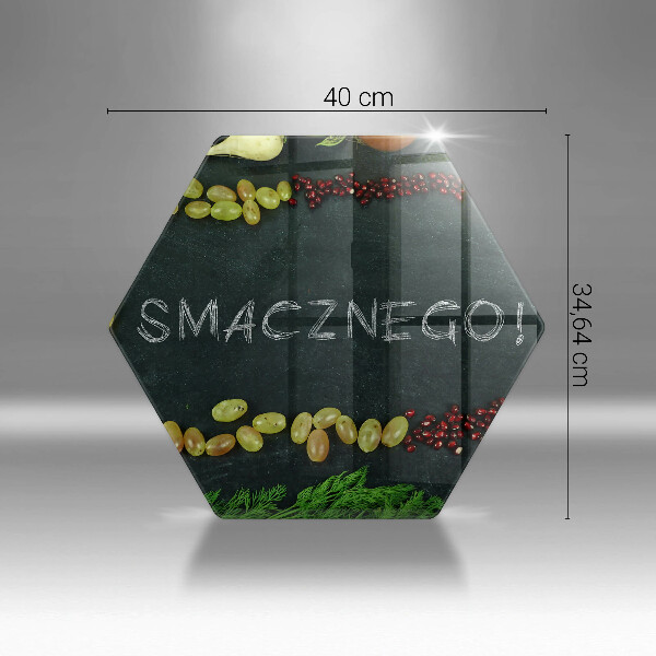 Cache plaque de cuisson Inscription Bon appétit !