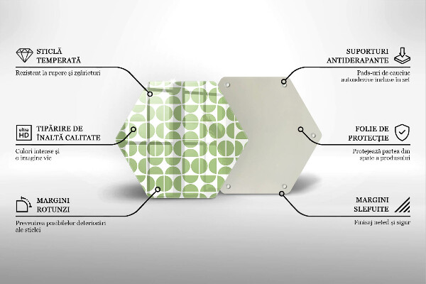 Cache plaque de cuisson Modèle de formes bohèmes