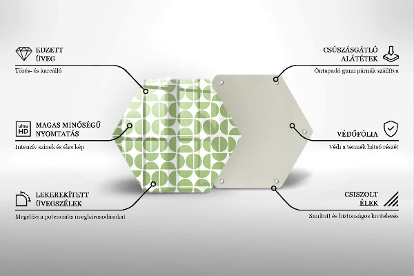 Cache plaque de cuisson Modèle de formes bohèmes