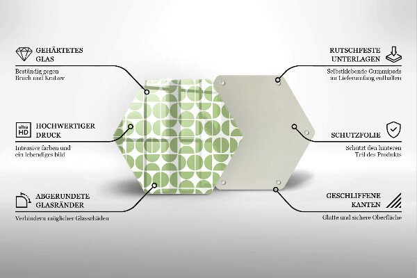 Cache plaque de cuisson Modèle de formes bohèmes