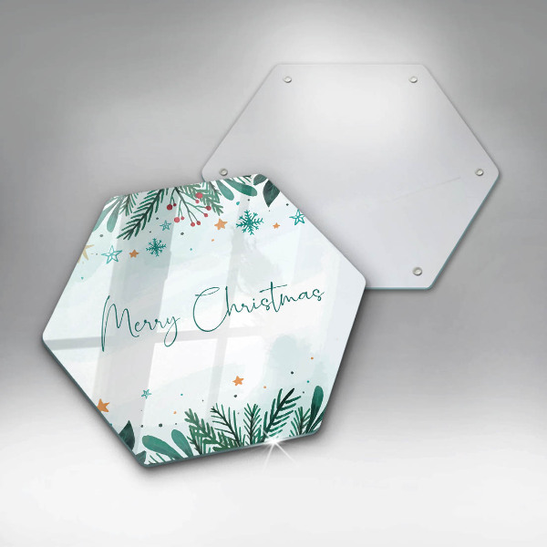 Cache plaque de cuisson Merry Christmas