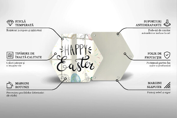 Cache plaque de cuisson Happy Easter