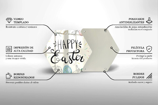 Cache plaque de cuisson Happy Easter